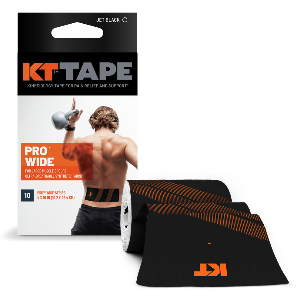 You can also use the tape to re-train muscles that have gotten weak or lost function. For example, a Wide 10 Strip 10" Precut