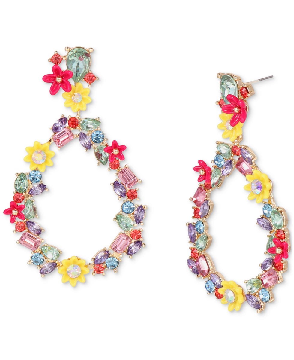 Inc International Concepts Flower Drop Earrings