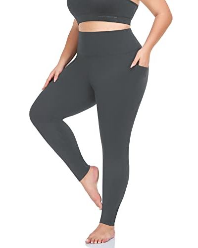  MOREFEEL Plus Size Capri Yoga Pants For Women