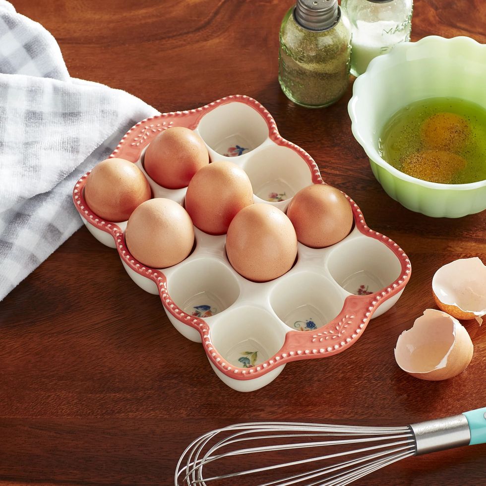 Stoneware egg holder from Pioneer Woman