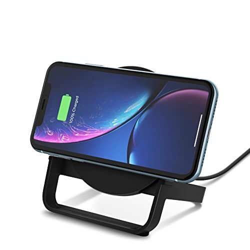 Belkin 10W Fast Wireless Charging Stand + Wall Charger