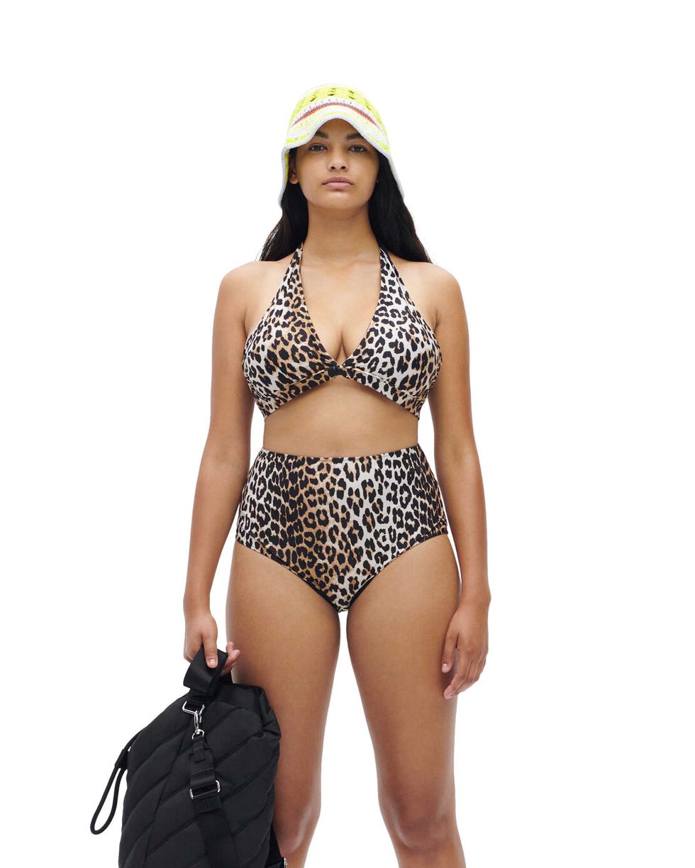 Halter Bikini Leopard
