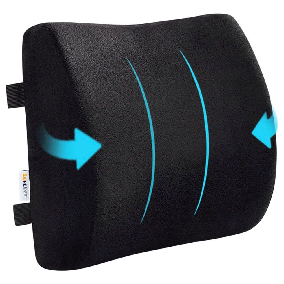 Lumbar Support Pillow for Office Chair Back Support Pillow for Car,  Computer, Gaming Chair, Recliner Memory Foam Back Cushion for Pain Relief  Improve