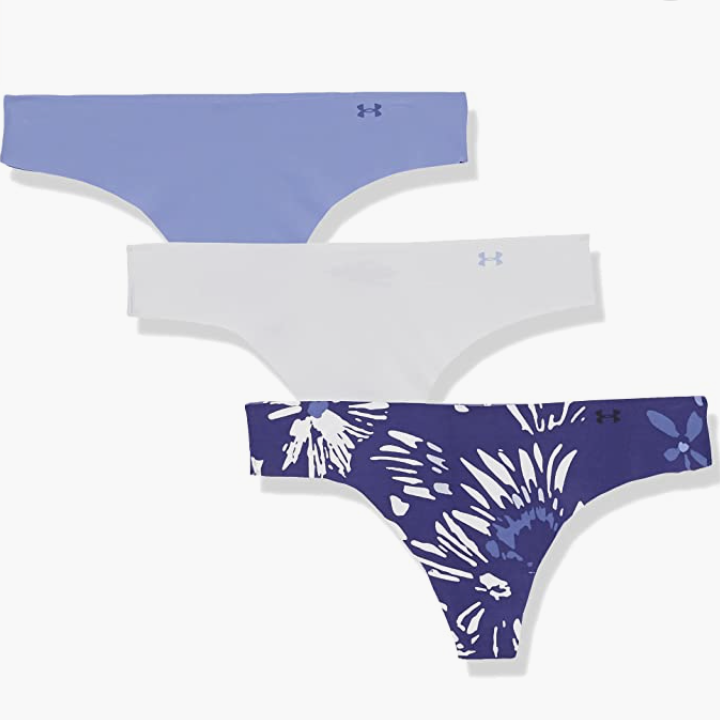 Under Armour Pure Stretch No Show Thong for Ladies 3-Pack