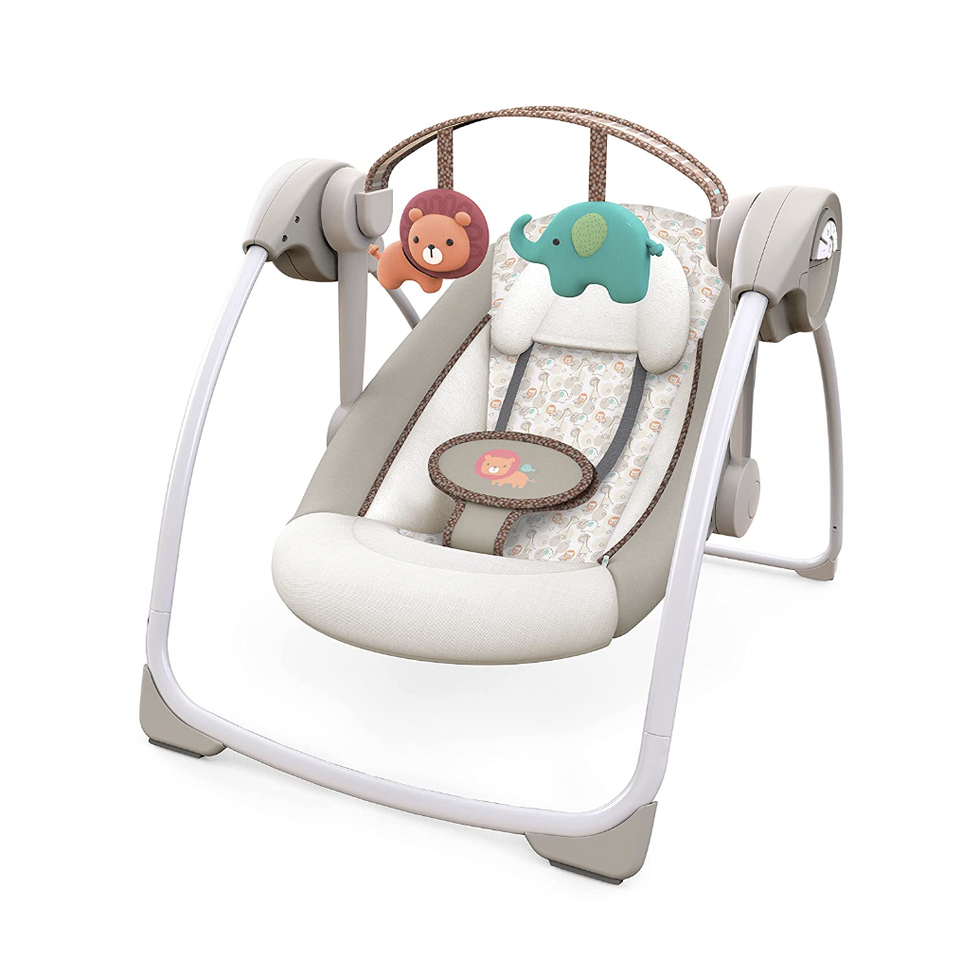 Soothe 'n Delight Compact Portable Baby Swing