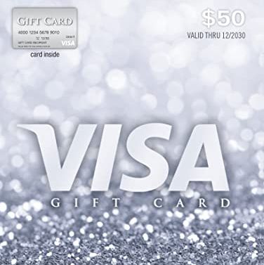 Visa $50 Gift Card (Plus $4.95 Purchase Fee)