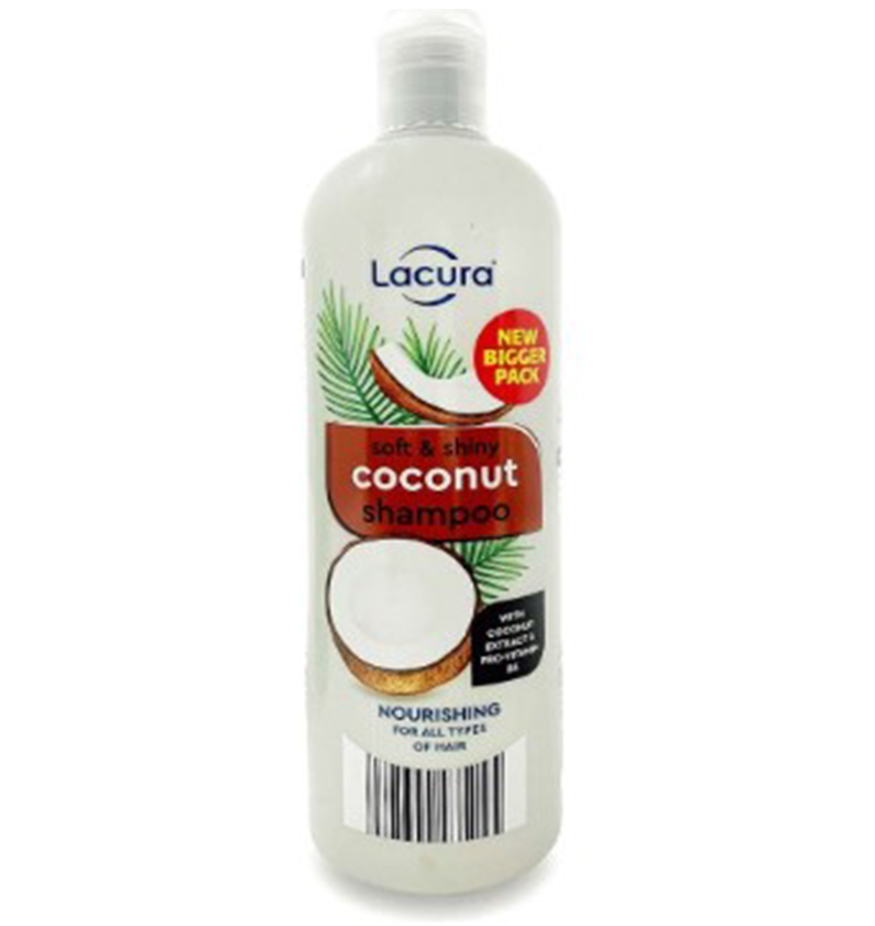 Aldi Lacura Coconut Shampoo and Lacura Coconut Conditioner 500ml