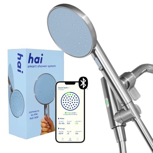 Smart Shower Head, Bluetooth Water Saving Showerhead