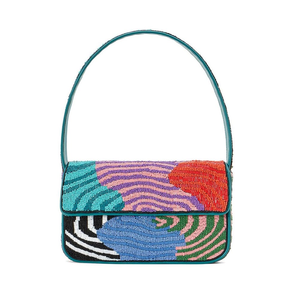 Tommy Beaded Bag in Acid Swirl