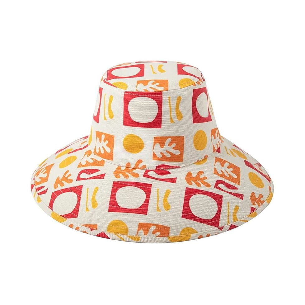 Wide-Brimmed Cotton Canvas Bucket Hat