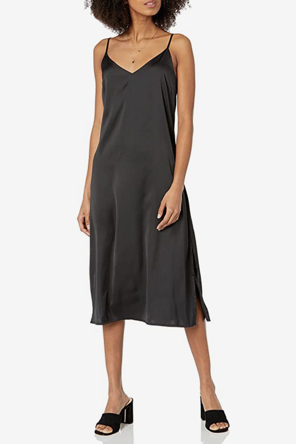 Silky V-Neck Midi Slip Dress Silky V-Neck Midi Slip Dress