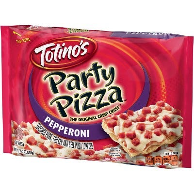 Totino's Pepperoni Party Frozen Pizza 