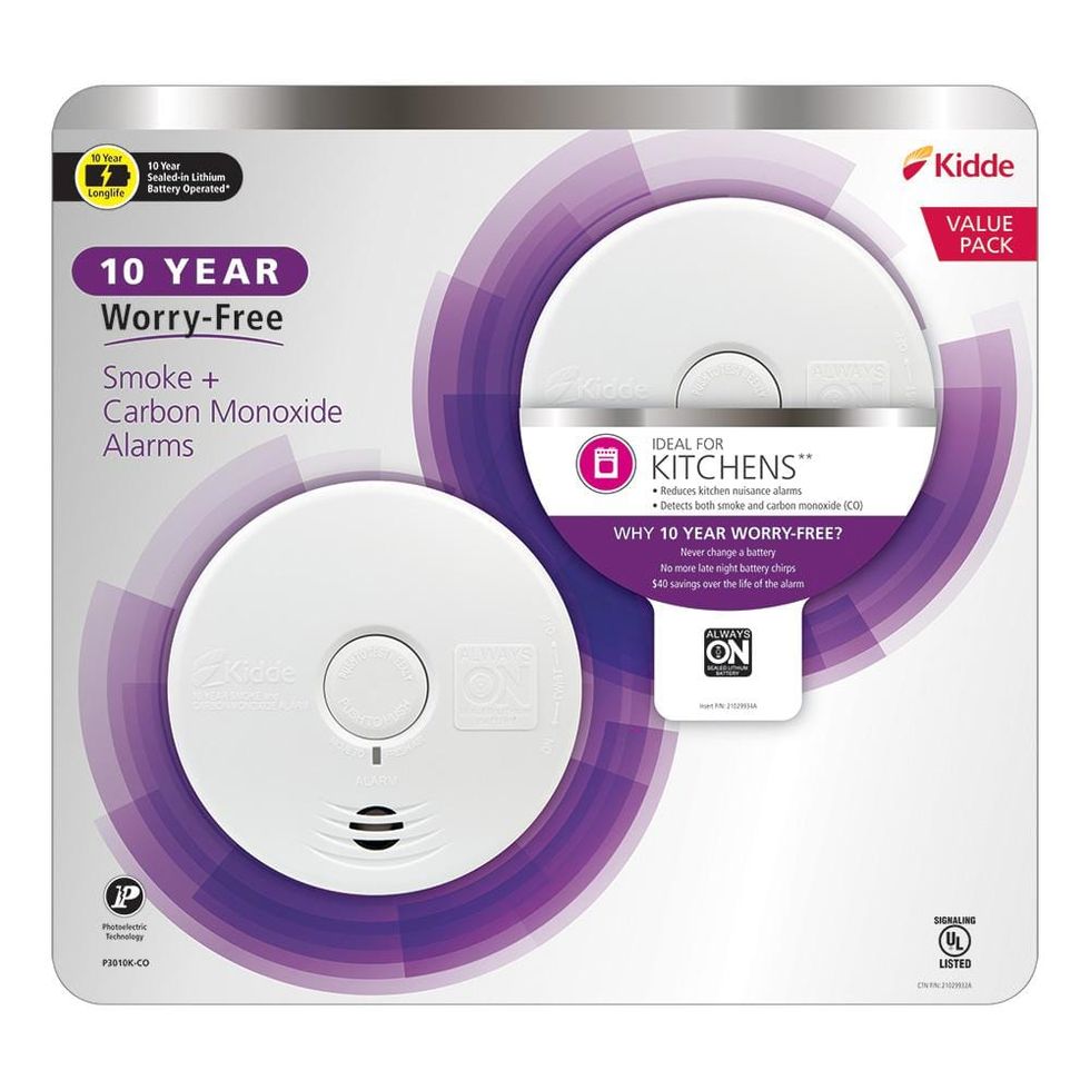 Sealed Battery Smoke and Carbon Monoxide Combination Detector