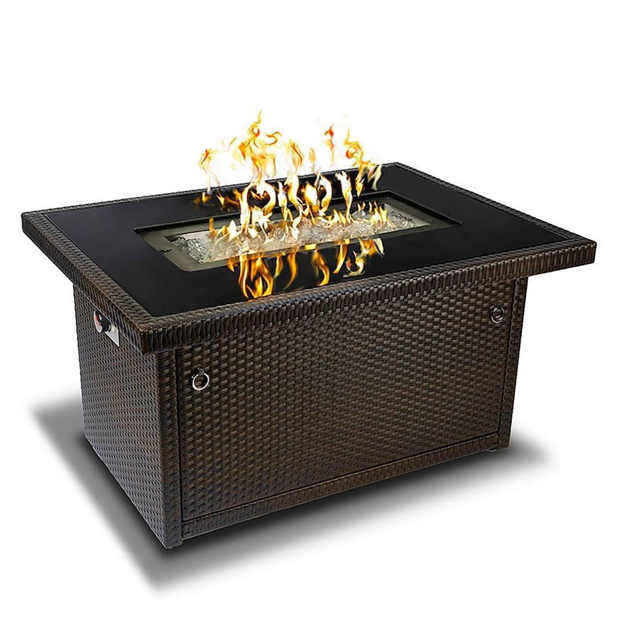 Series 403-Espresso Brown Fire Table