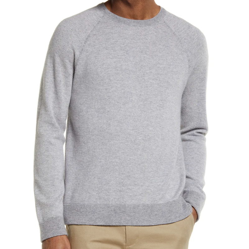 Birdseye Wool & Cashmere Sweater
