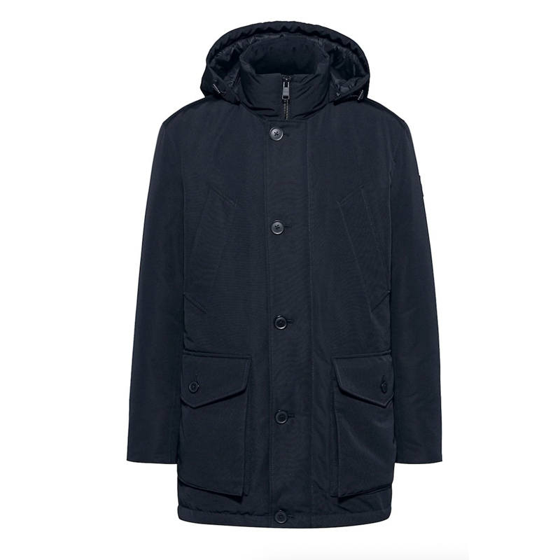 Relaxed-Match Jacket in Water-Repellent Canvas