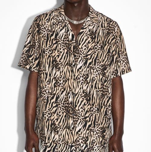 Zoo Resort Short Sleeve Button-Up Shirt