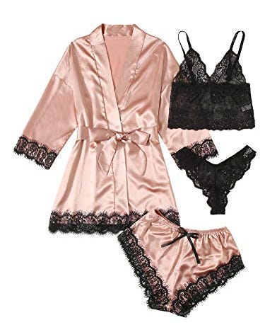 Silk Satin Pajamas Set Silk Satin Pajamas Set