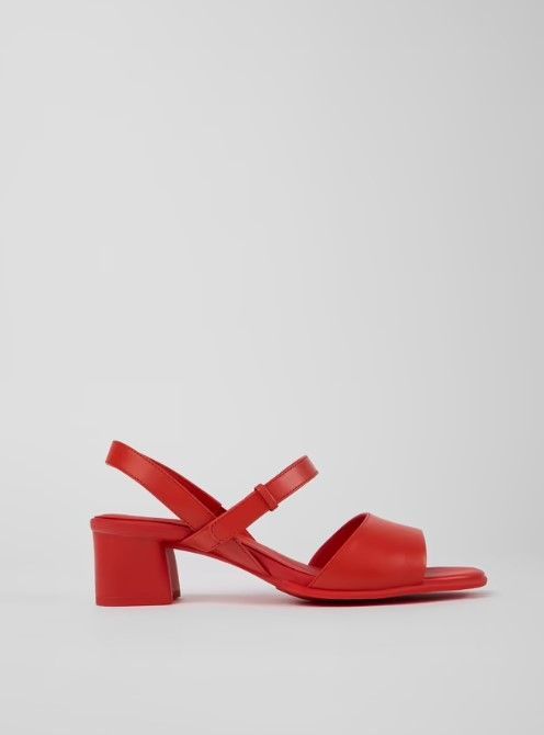 Sandalias rojas online mango