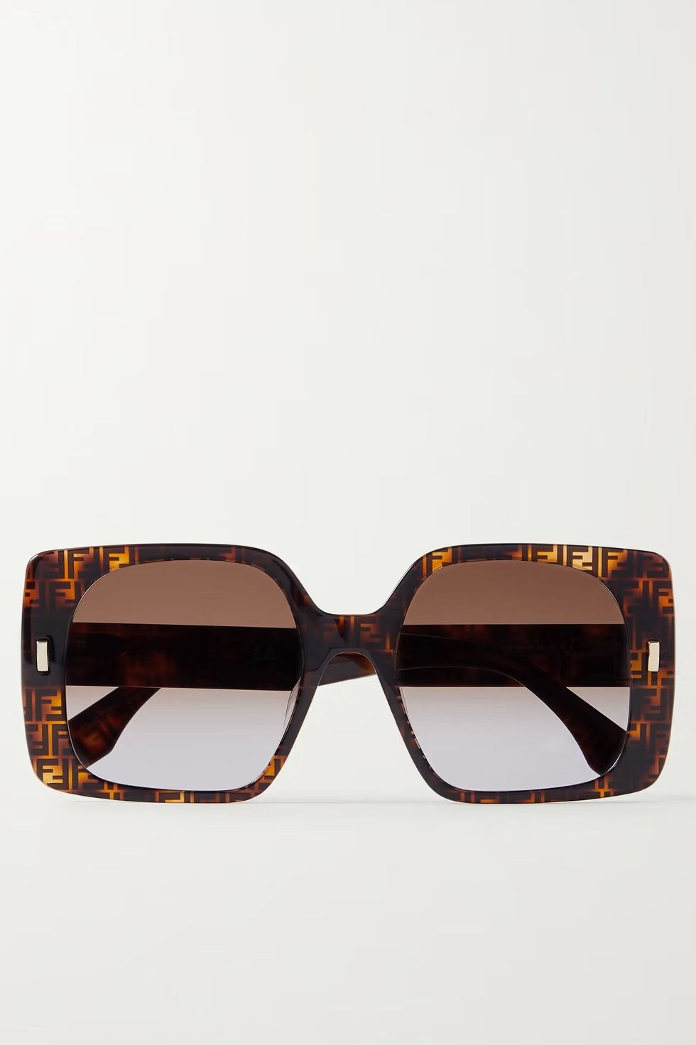 Oversized Square-frame Tortoiseshell Acetate Sunglasses