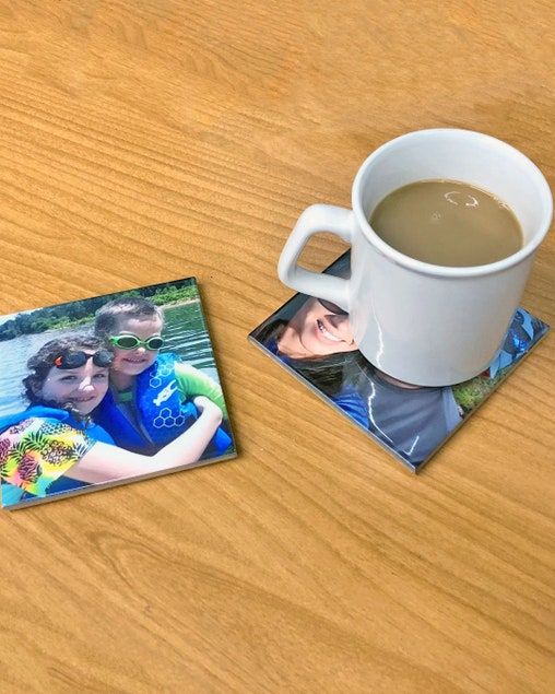 Custom Family Photo Coasters