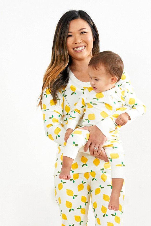 Mommy & Me Lemon Pajamas