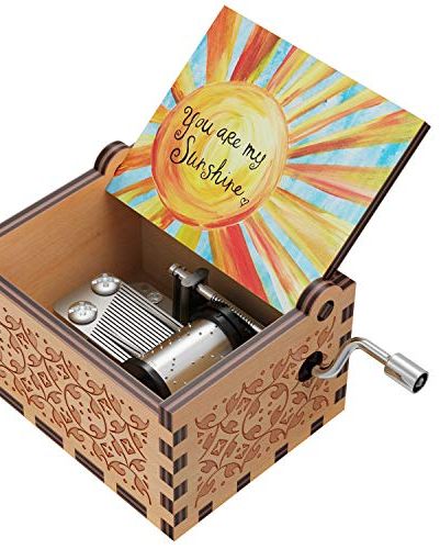 'You are My Sunshine' Wood Music Box
