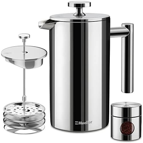 French Press Double Insulated 304 Stainless Steel Coffee Maker