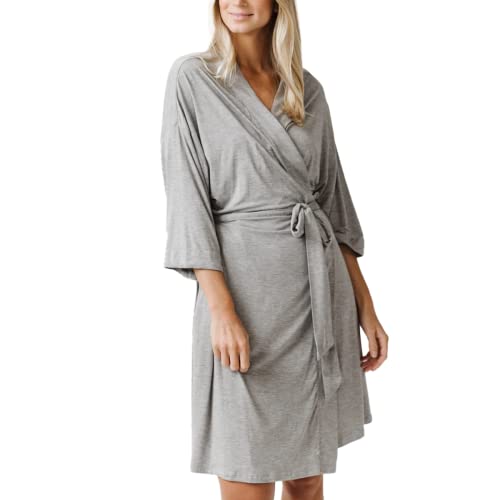 Stretch-Knit Bamboo Kimono Robe