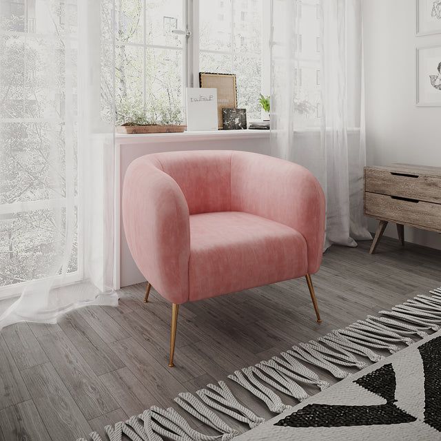 Pink best sale tub chair