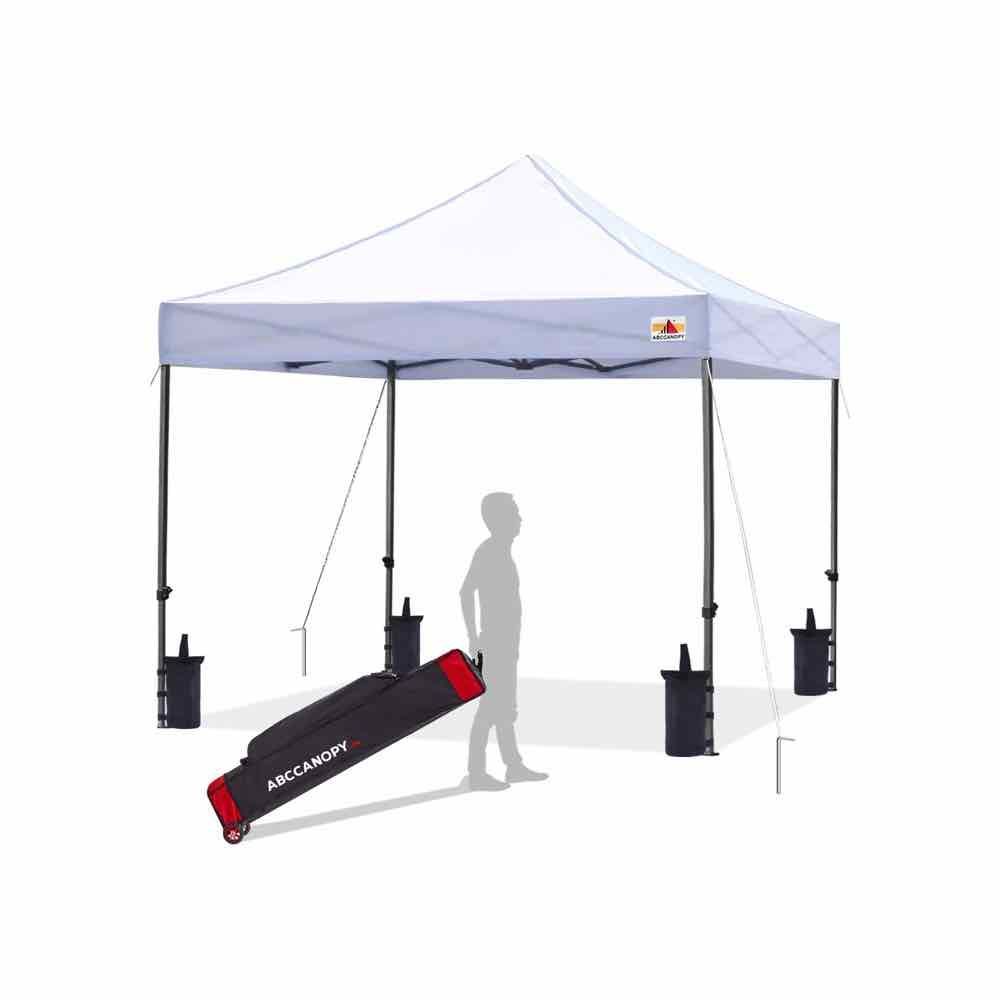 Fold up outlet canopy