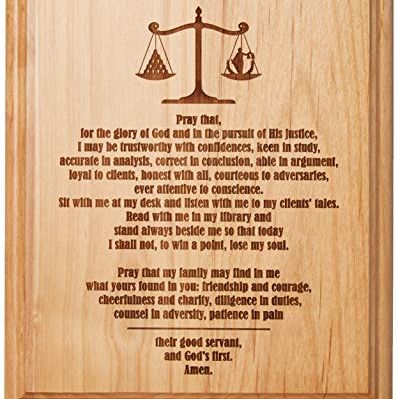  A Lawyer's Prayer