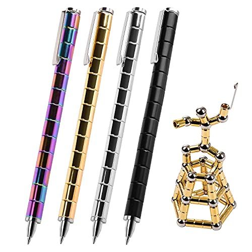 New Novelty Colorful Fidget Pen Creative Metal Magnetic Pen School
