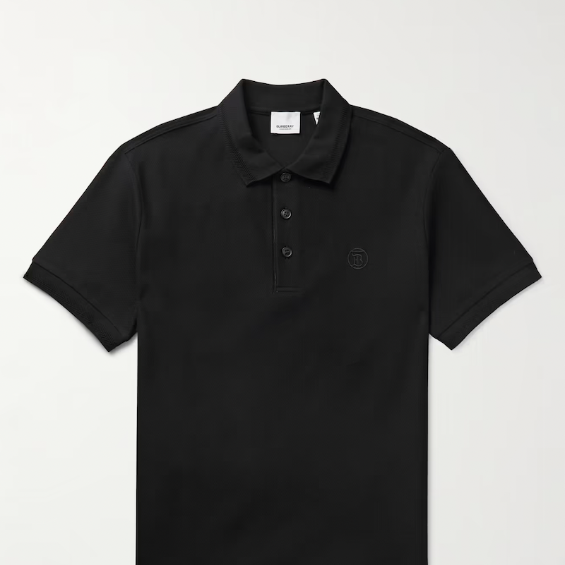 Burberry Long Sleeve Classic Fit Pique Polo