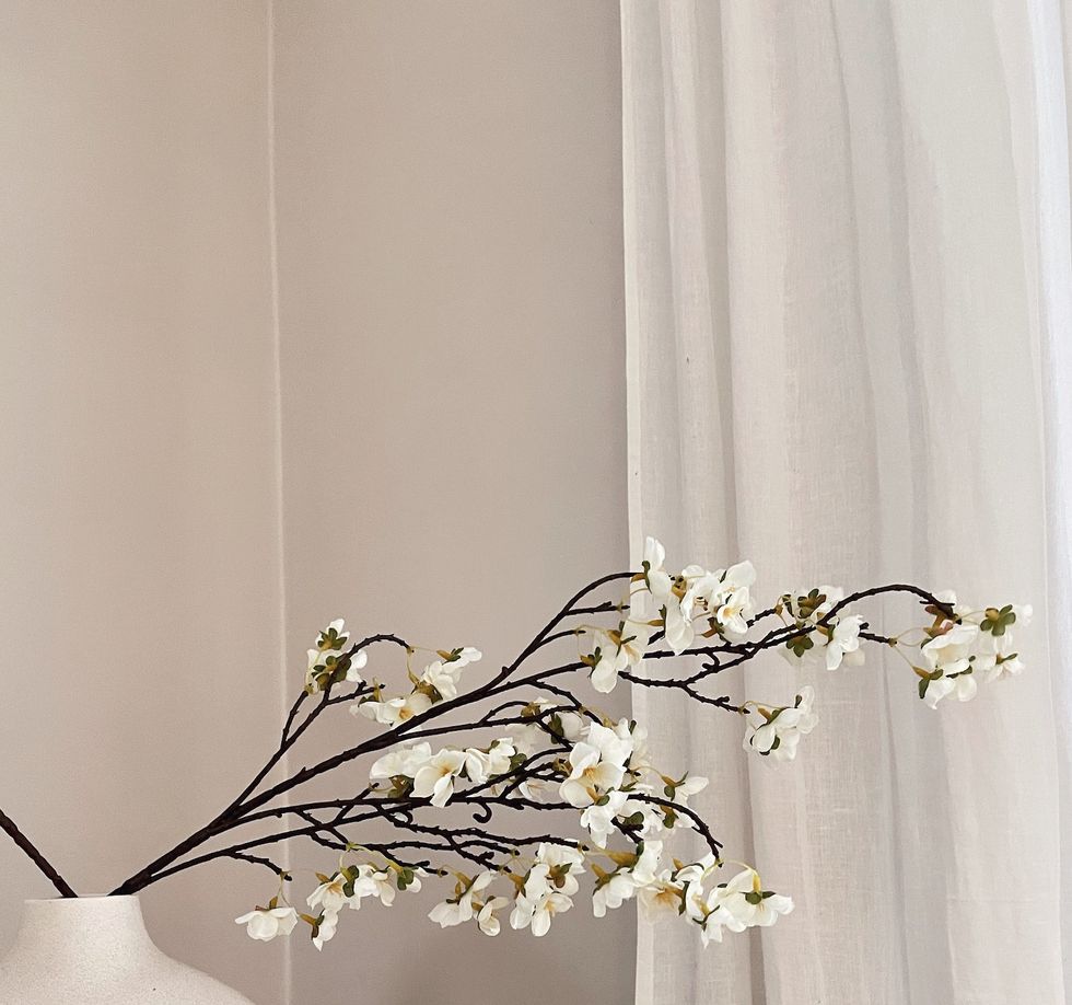 Luxury White Cherry Blossom Branches