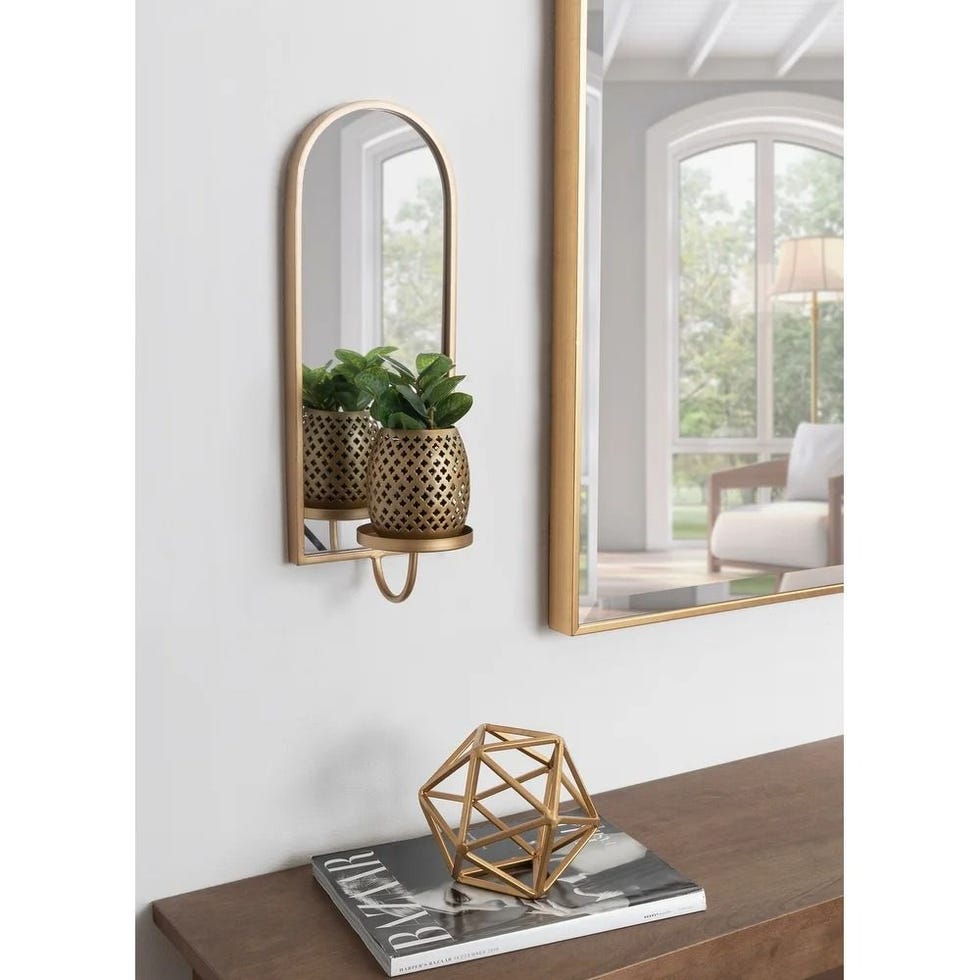 Metal Mirror Wall Sconce 
