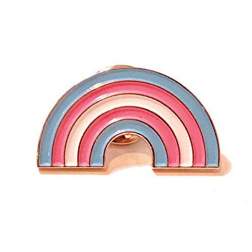 Transgender Pride Rainbow Lapel Pin