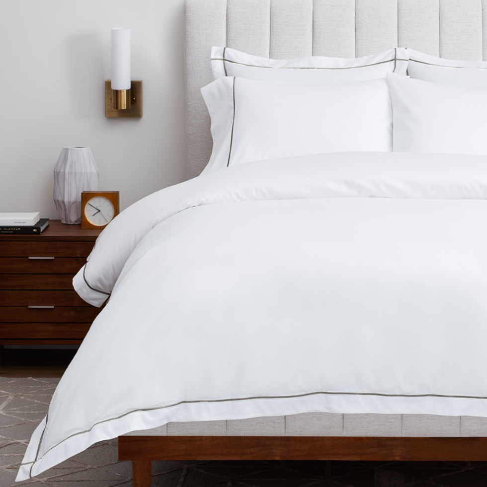 Signature Embroidered Duvet Set Signature Embroidered Duvet Set