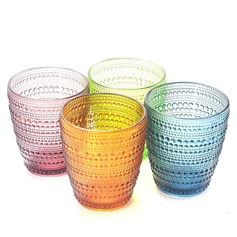 Everyday Drinking Glasses Set of 8 Drinkware Kitchen Glasses for