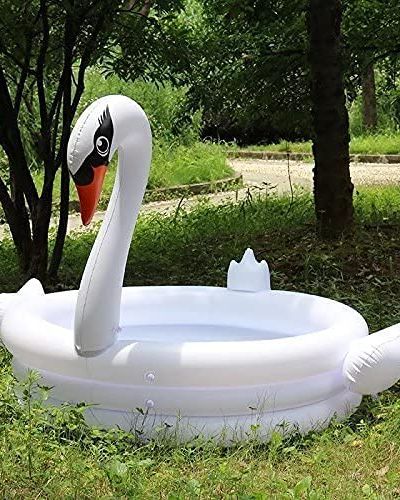 White Swan Inflatable Swimming Pool 