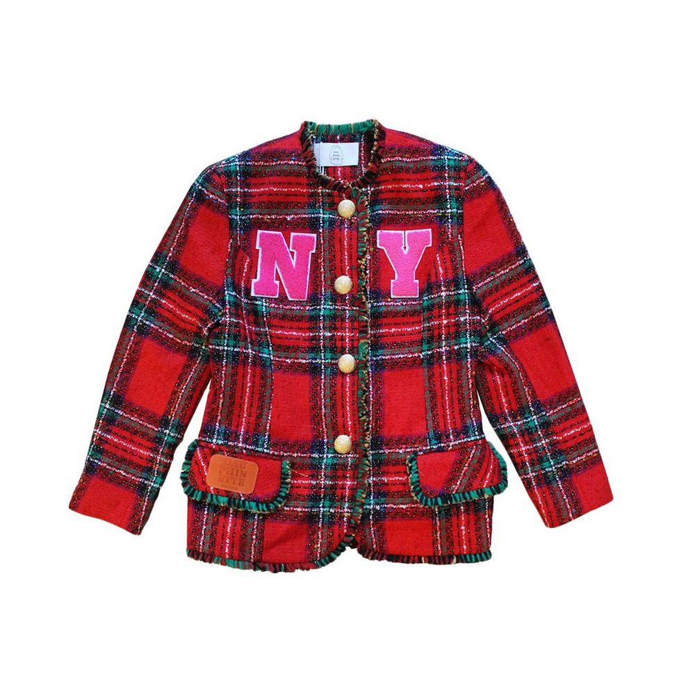 “Cherry on Top” Tweed Jacket