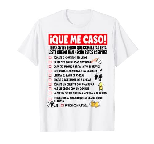 Camisetas despedida sales hombre