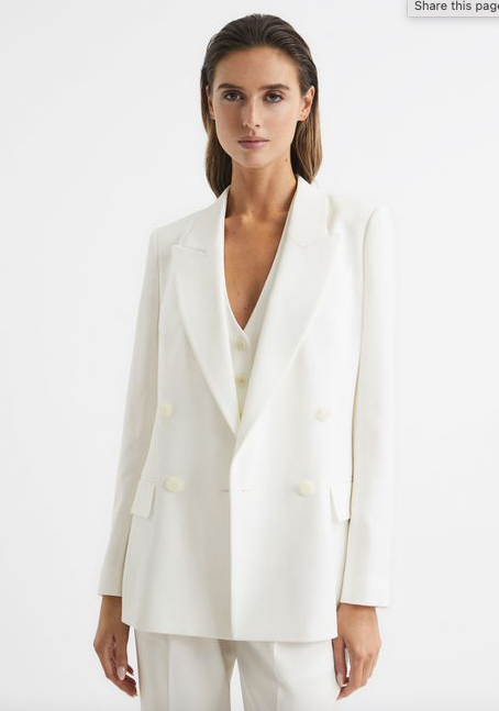 Sophie, The Duchess of Edinburgh ,wears white blazer