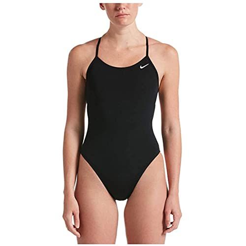 Lace-Up Back One-Piece Swimsuit