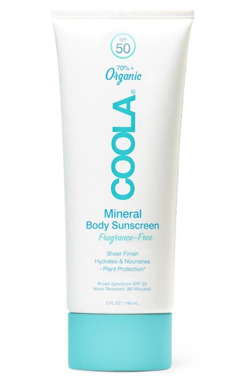 Mineral Body Organic Sunscreen