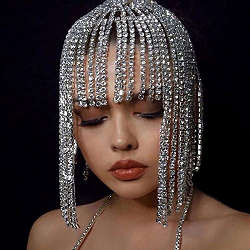 Crystal Fringe Headpiece