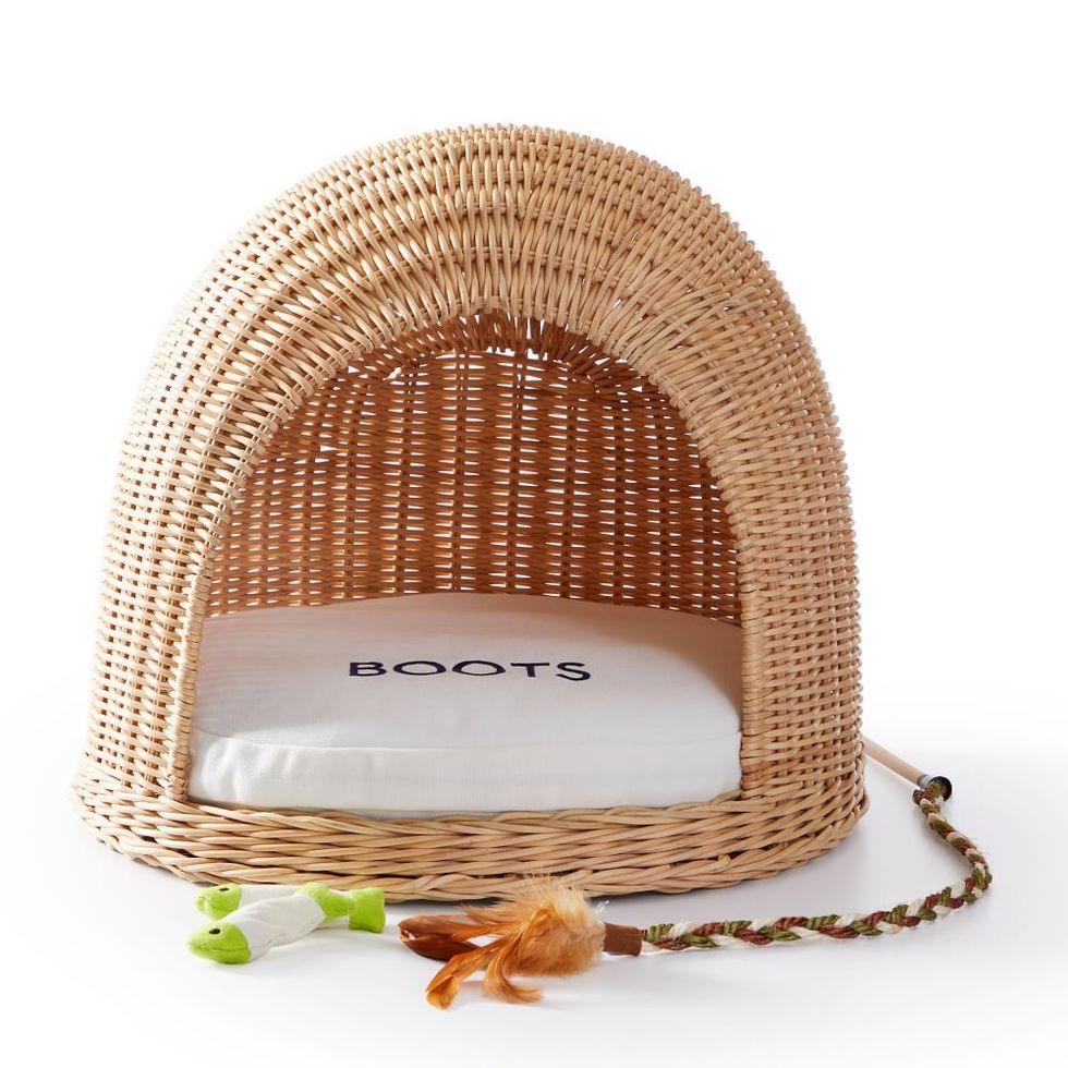 Natural Wicker Pet House