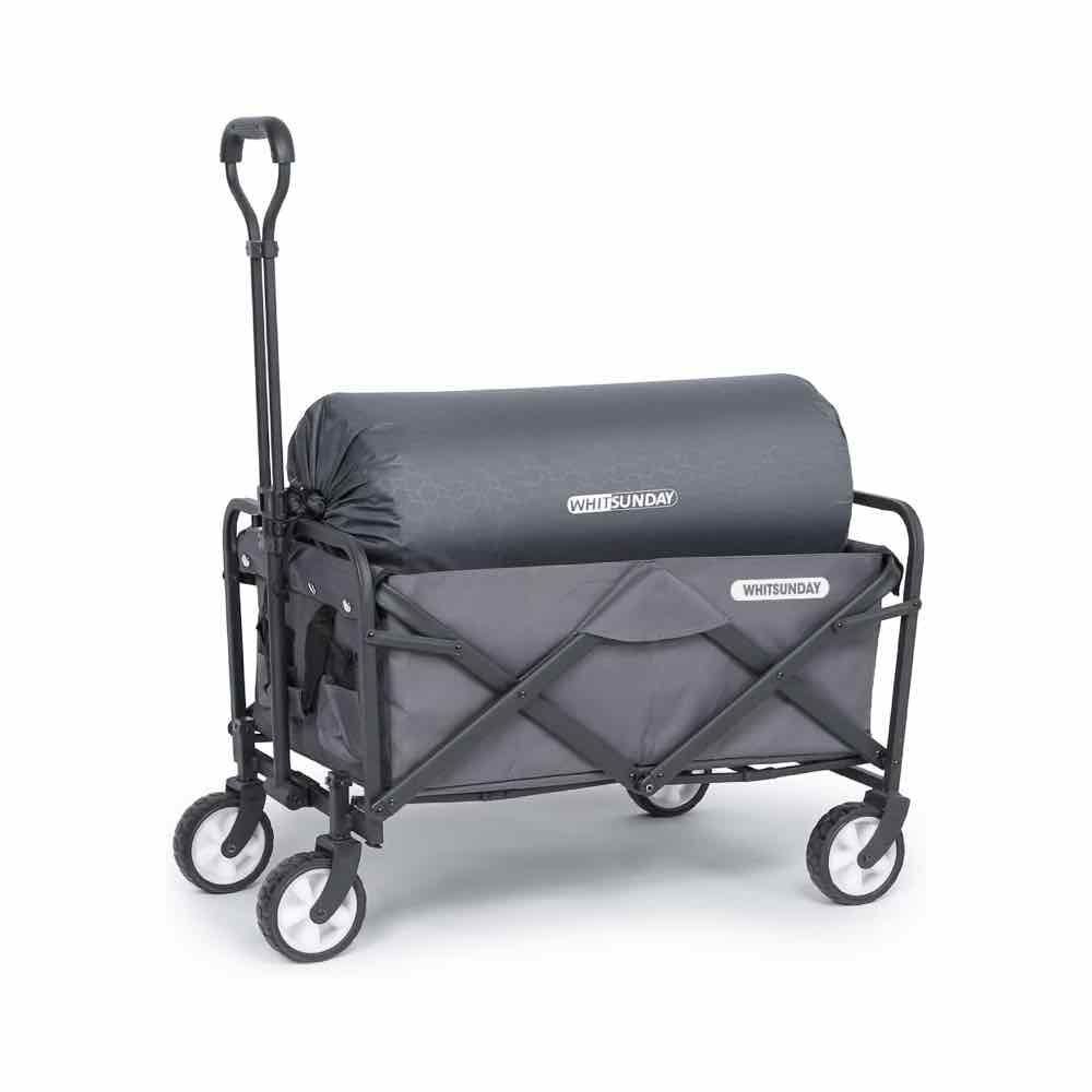 Foldable wagon with seat 2024 belts