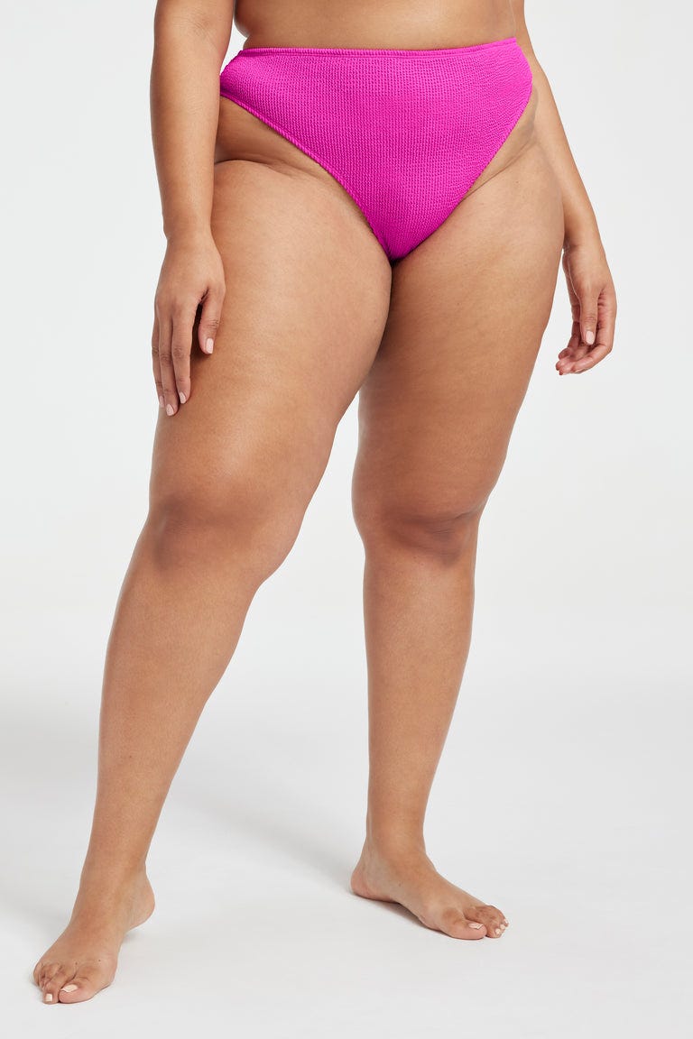 SPANX, Swim, Spanx Hot Pink High Waisted Bikini Bottom