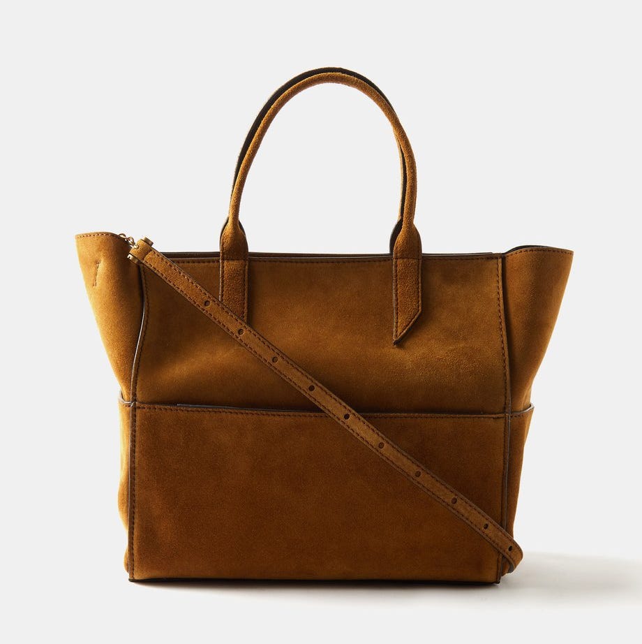 Incognito Suede Tote Bag